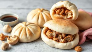 Recette Des brioches bao aux champignons : délice chinois à découvrir