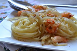 Recette Spaghetti au fenouil et queues d'écrevisse