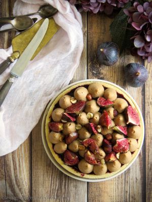 Recette Tarte aux figues noisettes et cassis