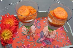 Recette Verrines yaourt-abricot