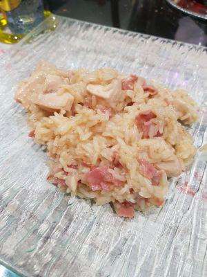 Recette Blanc de poulet, bacon et riz COOKEO