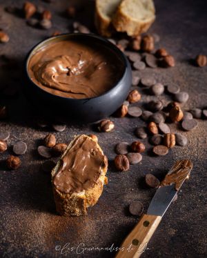 Recette Pâte à tartiner chocolat et noisette