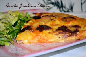 Recette Quiche au Jambon & Chorizo