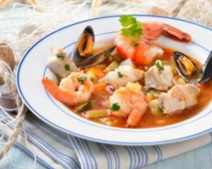 Recette Soupe italienne de poisson et fruits de mer sans gluten