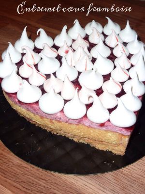 Recette Entremet framboise façon charlotte