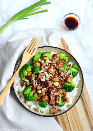 Recette Sauté asiatique de tofu et brocoli (vegan, sans gluten)