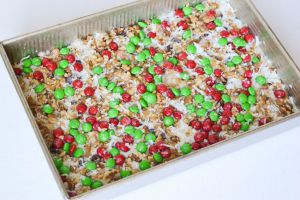 Recette Collation de Noël au M&M qui est vraiment super facile à faire