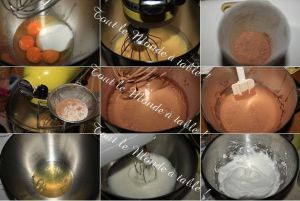 Recette Bûche chocolat mascarpone et framboises