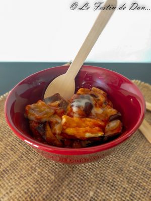 Recette Aubergines Rôties, Tomates et Feta