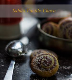 Recette Sablés choco – vanille