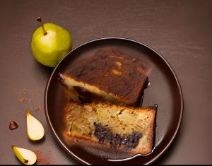 Recette Cake poires-chocolat