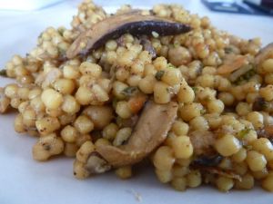 Recette Pâtes plombs à la cannelle, pois chiches et shitakés à la tunisienne