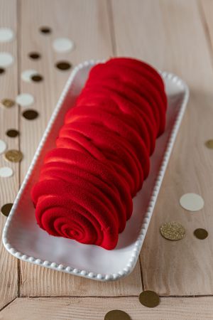 Recette Bûche rose désir