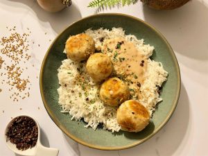 Recette Boulettes de dinde coco-cahuète