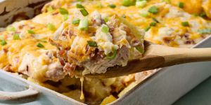 Recette Chicken Bacon Ranch Potato Bake