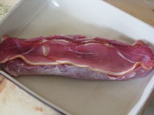 Recette Filet mignon de porc farci au pesto