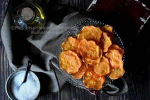Recette Chips de patate douce au four : Une recette savoureuse