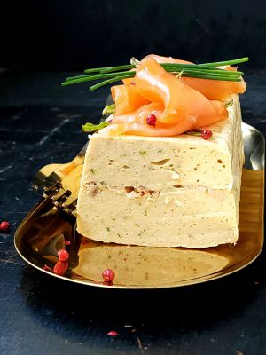 Recette Terrine de saumon de Noël