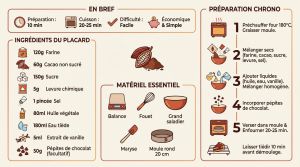 Recette Fondant chocolat sans œuf : la recette express