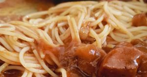 Recette Spaghettis au chorizo