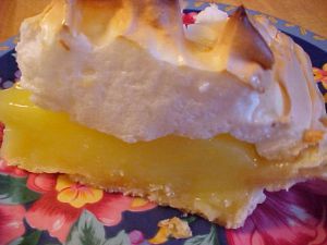 Recette Succulente tarte au citron meringuée
