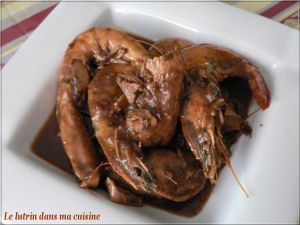 Recette Poulet aux gambas