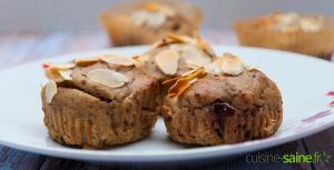 Recette Muffin healthy vegan sans gluten et sans sucre