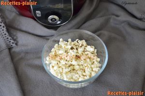 Recette Popcorn nature au cookeo