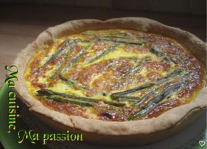 Recette Quiche aux asperges et crevettes