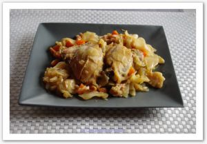 Recette Poulet au chou