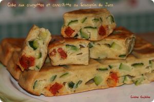 Recette Cake aux courgettes et cancoillotte au Savagnin du Jura