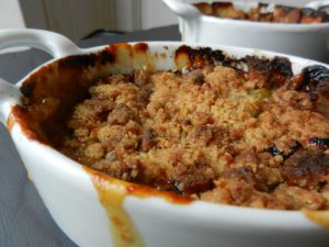 Recette Crumble rhubarbe/speculoos
