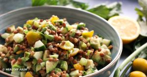 Recette Salade de lentilles au vert