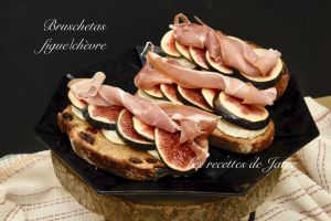 Recette Bruschettas figue/chèvre