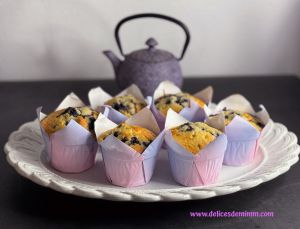 Recette Muffins moelleux aux myrtilles