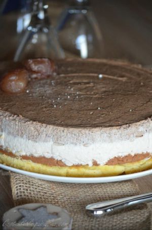 Recette Entremet croustillant chocolat et crème de marron