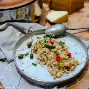 Recette Risotto aux légumes d'été