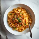 Recette Easy Cowboy Butter Chicken Linguine