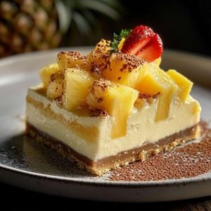 Recette Cheesecake Ananas Tropical