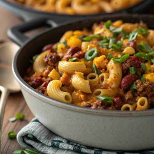Recette One Pot Chili Mac and Cheese – Easy Weeknight Dinner