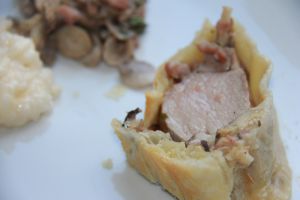 Recette Filet mignon de porc en croûte & champignons