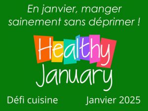 Recette Défi – recettes Healthy January