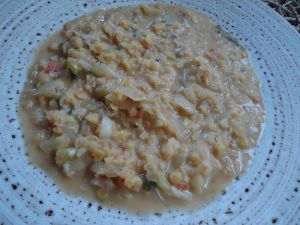 Recette Soupe au fenouil, coco et lentilles corail