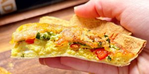 Recette Air Fryer Tortilla Quiche