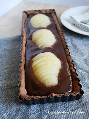 Recette Tarte poires - chocolat – Simple et gourmand