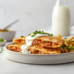Recette High Protein Chicken Ranch Quesadilla Crispy Low Carb