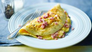 Recette Omelette jambon emmental