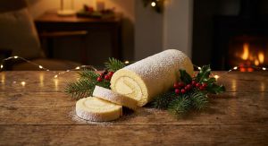 Recette Délice de Noël léger : Bûche vanille version Dukan