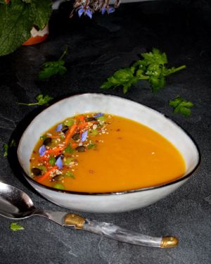 Recette Velouté de pommes de terre et légumes au gingembre