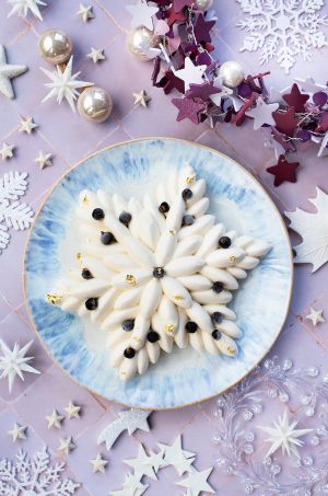 Recette Étoile Mont-blanc marron cassis